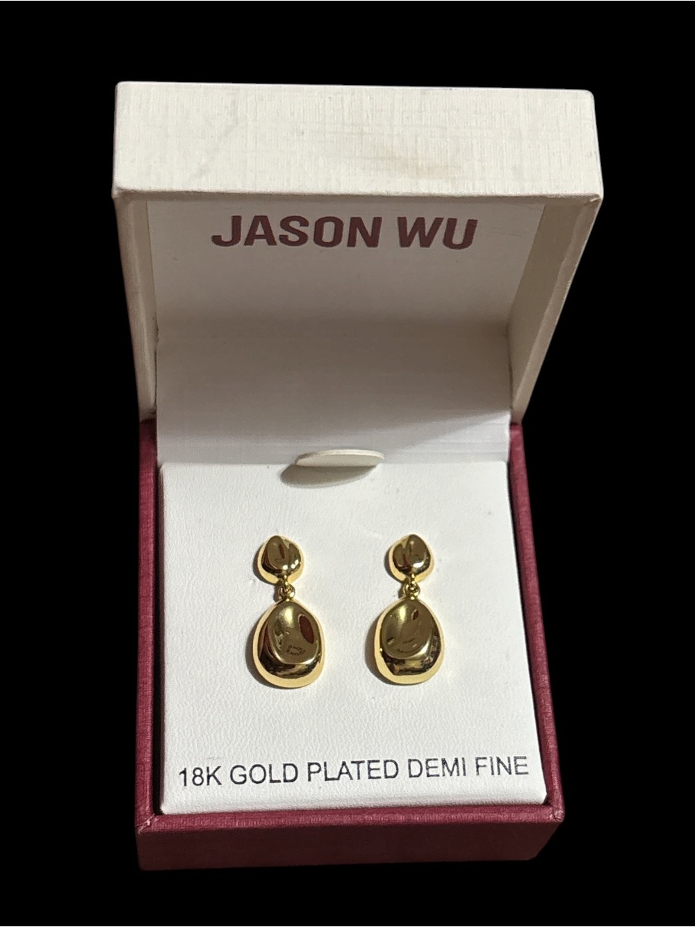 Jason Wu Gold Drop Teardrop Earrings